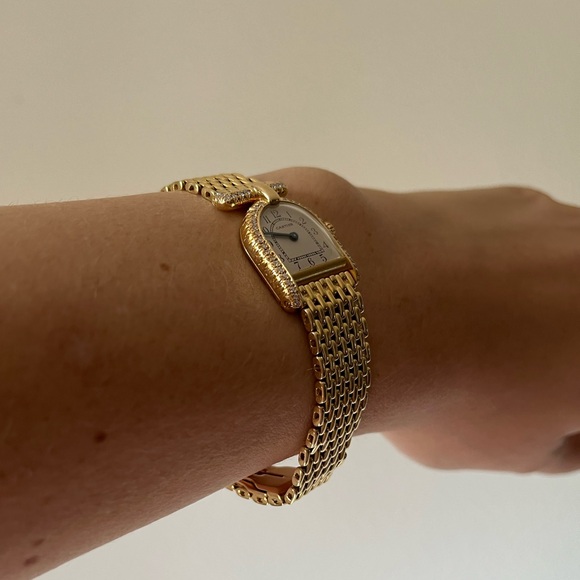 Cartier 18k Gold Calandre Watch - Picture 5 of 7